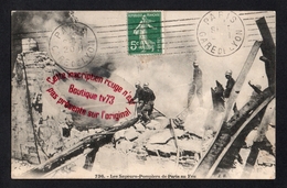 Delcampe - P823 -  Les Sapeurs Pompiers De Paris Au Feu - Feuerwehr