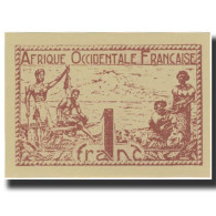 Billet, French West Africa, 1 Franc, 1944, KM:34b, NEUF - West-Afrikaanse Staten