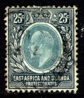 EAST AFRICA & UGANDA 1907 - From Set Used - Protectoraten Van Oost-Afrika En Van Oeganda