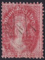 AUSTRALIAN STATES TASMANIA 1d CHALON DOUBLE PRINT - Used Stamps