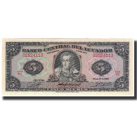 Billet, Équateur, 5 Sucres, 1980-05-24, KM:113c, NEUF - Equateur