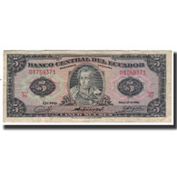 Billet, Équateur, 5 Sucres, 1980-05-24, KM:113c, TB - Equateur