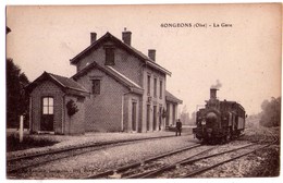 1767 - Songeons( Oise ) - La Gare - L'H. à Paris - - Songeons