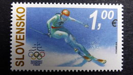 Slowakische Republik Slowakei 836 **/mnh, Olympische Winterspiele, Pyeongchang - Unused Stamps