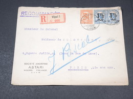 FINLANDE - Enveloppe Commerciale En Recommandé De Viipuri En 1925 Pour La France - L 19382 - Brieven En Documenten