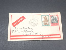 SOUDAN - Enveloppe Par Avion Pour La France Via Dakar En 1934 , Affranchissement Recto Et Verso - L 19403 - Lettres & Documents