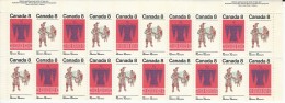 CANADA 1973 SCOTT/UNITRADE 568-569** TOP OF  SHEET CAT VALUE US $9.30. - Feuilles Complètes Et Multiples