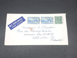 CANADA - Entier Postal + Complément De Winnipeg Pour La France En 1947 - L 19446 - 1903-1954 Könige