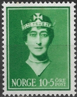 NORWAY 1939 Queen Maud Children's Fund - 10ore+5ore Queen Maud MH - Nuovi