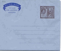 Gambie Aérogramme 6d Aerogram Air Letter Entier Entero Ganzsache Lettre Carta Belege Airmail Cover - Gambia (...-1964)