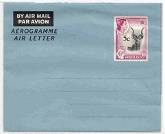 Swaziland Aérogramme N°21 Aerogram Air Letter Entier Entero Ganzsache Lettre Carta Belege Airmail Cover - Swasiland (...-1967)