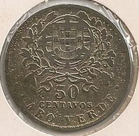 Moeda Cabo Verde Portugal - Coin Cabo Verde - 50 Centavos 1930 - MBC - Cabo Verde