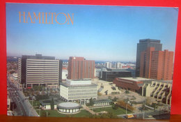 HAMILTON DOWNTOWN BY DAY - ONTARIO  CARTOLINA  VIAGGIATA 1991 - Hamilton