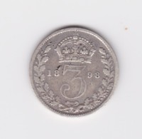 3 Pence 1898 TB à TTB - Other & Unclassified