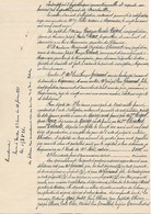 Acte Notarié Inscription D'hypothèque Conventionnelle - 1921 - Seals Of Generality