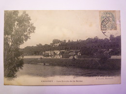 CROISSY  (Yvelines)  :  Les Bords De La Seine   1917    - Croissy-sur-Seine