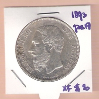 BELGIE 5 FRANCS 1873 POS.A LEOPOLD II - 5 Francs