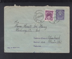 Romania Stationery Cover Uprated 1951 Saliste To Germany - Storia Postale