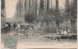 PLAISIR  LE LAVOIR ET LE GUE  BEAU PLAN - Plaisir