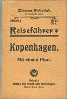 Miniatur-Bibliothek Nr. 980/981 - Reiseführer Kopenhagen Mit Einem Plan - 8cm X 12cm - 80 Seiten Ca. 1910 - Verlag Für K - Andere & Zonder Classificatie
