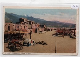 PUEBLO OF TAOS-NEW MEXICO- VIAGGIATA-1928 - Santa Fe