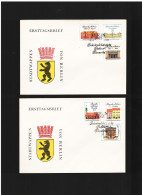 Germania Est / Ddr  1971 Fdc BEDEUTENDE BAUWERKE - 1971-1980