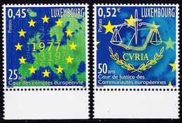 2002, Luxemburg, 1562/63, Europäische Institutionen In Luxemburg: MNH ** - Nuevos