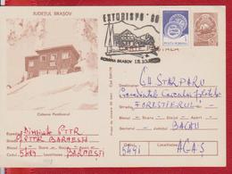 TOURISM DISTRICT BRASOV CHALET ,,POSTAVARUL''  ROMANIA POSTAL STATIONERY - Hotel- & Gaststättengewerbe