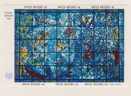 NATIONS UNIES NEW-YORK 1967:  Feuillet  'Fenêtre De CHAGALL', Neuf**, LUXE !!! - Hojas Y Bloques