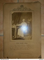 Fixe Rare Bénédiction Apostolique Pape Léon XIII Année 1885 Photo Albuminé Format 18 X 24 Cm Document 33 X 48 Religion - Antiche (ante 1900)