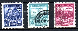 ROUMANIE. N°1400-2 Oblitérés De 1955. Pionniers. - Gebraucht