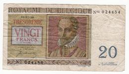 20FRS 01/07/50 - 20 Francs