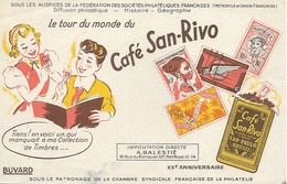 Buvard Café San Rivo - XXe Aniversaire - Café & Thé