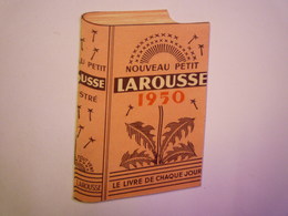 MINI CALENDRIER  PUB  " LAROUSSE"   1950    - Small : 1941-60