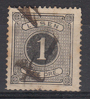 ZWEDEN - Michel - 1874/77 - Nr 1A ( T/D: 14) - Gest/Obl/Us - Cote 32.00 € - Segnatasse