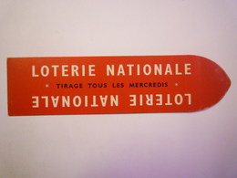 MARQUE-PAGES  PUB  " LOTERIE NATIONALE "    - Marque-Pages