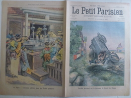 Journal Le Petit Parisien 9 Juin 1907  Accident Parcours Du Circuit De Dieppe Japon Ecoles Primaires Education Militaire - Le Petit Parisien