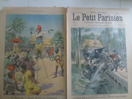 Journal Le Petit Parisien 16 Juin 1907  Accident Versailles Landau Reine De Norvège Canal Belvédère Dahomey Echassiers - Le Petit Parisien