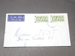 INDE - Enveloppe De Pondichéry Pour Marseille , Affranchissement Plaisant - L 19555 - Lettres & Documents