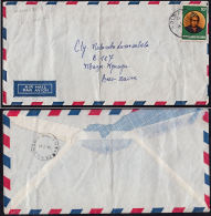 Ca5046 ZAIRE 1981, Kolwezi Cover To Mbanza Ngungu (11(O) Cancellation ), Mb'Ng' Backstamp (I.6-3(D)) - Gebruikt