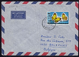 Cb0010 ZAIRE 1977, Lubumbashi 11 Cover To Belgium With I.7-COL(B) Cancellation - Gebraucht