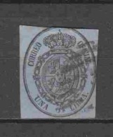 Spain 1855 Dienstmarke Mi 8a Canceled - Servizi