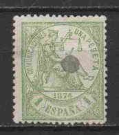 Spain 1874 Mi 142 Canceled (1) - Used Stamps
