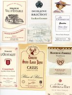 Lot De 14 étiquettes Neuves Différentes Et Vignobles Différents - Colecciones & Series