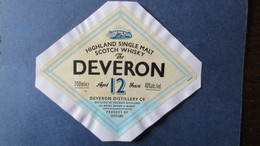 ETIQUETTE SCOTCH WHISKY The DEVERON - Whisky