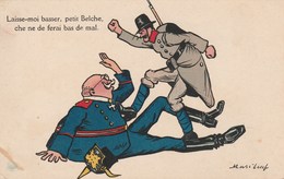 GUERRE ILLUSTRATEUR MASS'BEUF LAISSE MOI BASSER,PETIT BELCHE CHE NE TE FERAI BAS DE MAL 891G - Mass'Boeuf