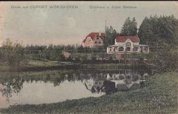 CPA BAD WORISHOFEN- LAKE, BELLEVUE HOTEL AND CLUB HOUSE - Bad Wörishofen