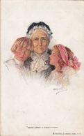 CPA SIGNED ILLUSTRATION, PHILIP BOILEAU- ONCE UPON A TIME, GRANDMOTHER WITH GRANDCHILDS - Boileau, Philip