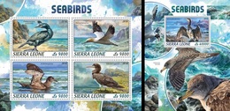Sierra Leone 2018, Animals, Seabirds, 4vai In BF +BF - Albatros