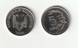 5 LEKE - ALBANIA - 1995 - Albanie